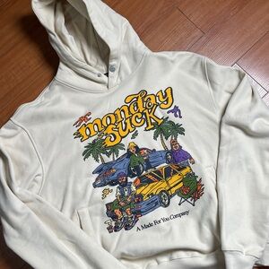 Graphic Hoodie in Cream